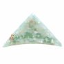 3.7 Inch 9.5Cm Luxury Women Large Tortoise French Metal Accessories Jaw Clamp Heart Celluloid Acetate Triangle Hair Claw Clip