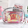 3 in 1 Mermaid Cosmetic Bag Makeup Organizer Pouch Pvc Waterproof Washbag Beauty Lady Handbag Makeup Storage