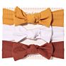 3Pcs/Set Baby Solid Color Cross Knot Headband Knitted Hairbands Set Hair Accessories