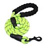 5 Ft Strong Rope Dog Lead with Comfortable Padded Handle and Highly Reflective Threads Big Heavey Duty Rope Dog Leash