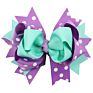 5 Inch Hair Bows Clips Boutique Grosgrain Ribbon Big Large Bowknot Pinwheel Headbands for Baby Girls Teens Toddlers Kids