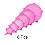 6/12Pcs Silicone Stretch Lids Universal Lid Silicone Bowl Pot Lid Silicone Cover Pan Cooking Food Fresh Cover Microwave Cover