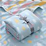 6 Layer Gauze Blanket Printed Design 120*150Cm 100% Cotton Baby Blanket