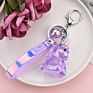 7 Colors Air Bubbles Unicorn Keychain Women Jewelry Acrylic Pendant Key Chains Car Handbag Accessories Keyring