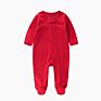 / Infant Toddler Boys Girls Clothes Private Label Long Sleeve 100% Cotton Zipper Pajamas Baby Footed Romper