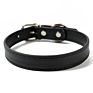 Adjustable Vegan Pu Leather Dog Collar with Buckle