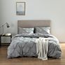 American Styles Microfiber 3Pcs Pintuck Comforter Cover