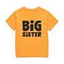 and Kids T Shirt Funny Big Sister Slogan Girls Cotton Tees Child Tops Shirts Ka-181