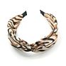 Animal Print Knotted Elastic Headband Womens Headbands Hair Accessories for Girls