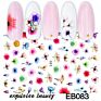 Arrivals Korea Nail Art Embossed Adhesive Non-Toxic Decorative Flower 3D Nail Sticker