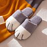 Arrivals Warm Cotton Slippers Cartoon Cat Indoor Soft-Soled Fluffy Slippers Unisex