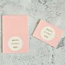 Artilady Print Business Wedding Pink Thank You Card Greeting Card Happy Birthday Card