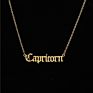 Artilady Vintage Stainless Steel Horoscope Zodiac Sign Letter Pendant Chain Necklace for Women Jewelry Gift