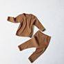 Autumn Bottoming Shirt Kids Suit Infant and Toddler Cotton Pajamas Set Two-Piece Baby Autumn Clothes Long Trousers