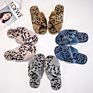 Autumn House Shoes Women Home Leopard Slippers Warm Faux Fur Ladies Cross Soft Plush Furry Female Open Toe Shoes