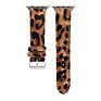 Autumn Women Girls Genuine Horse Hair Leopard Leather Strap for Apple Watch Series 7 41Mm and 45Mm Band
