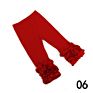 Baby Girls Ruffle Leggings Mustard Olive Teal Dark Peach Plum Dust Pink Triple Pants Toddler Newborn Kids Icing Leggings