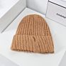 Beanie for Women Hat Knitted Acrylic Wool Hat Warm Cotton Bonnet Cap Female Hats for Girl