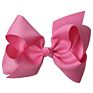 Big 6" Hair_Bows Clips Solid Color Grosgrain Ribbon Larger Hair Bows Alligator Clips Hair Accessories for Baby Girls Infants