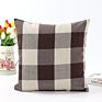 Black and White Farmhouse Decorative Square Checkers Throw Pillow Covers 18X18 Inches Buffalo Check Plaid Cushion Cover