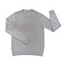 Black Crewneck Pullover Mens Merino Wool Sweater O-Neck Pullover