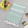 Black Turkish Hand Towel Turkish Beach Towel Digital Print Towel