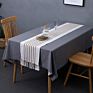 Boho Wedding Farmhouse Nordic Decor Unique Handmade Woven Striped Long Rectangle Dinning Modern Table Runner