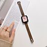 Boorui Luxury Leather 38Mm 42Mm Wristbands Correa for Apple Watch Women Sublimation Band for Iwatch Series