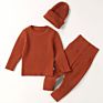 Born Baby Boy Knit Cardigan Outwear Outer Pants Hats in Sets 0-1Years Kids Cardigan Sweater Coat Baby Cloths Sweater Sets