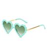 Boy for Girls Style Wave Framed Heart Wheatstraw Children Recycled Kids Sunglasses