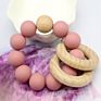 Bpa Free Baby Wooden Toys Teether Infant Baby Rattle