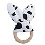 Bpa Free Food Grade Wooden Teething Toys Funny Silicone Baby Teether