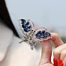 Brooch Accessories Royal Style Gem Butterfly Necklace Dual Brooch