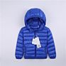 Bubble Crop Red Puffer Coat Little Boy plus Size Puffer Coat with Hood Zip up down Jacket Kids Boy Warm