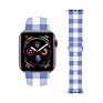 Buffalo Plaid Printed Strap for Apple Watch Bands Silicone, Replacement Designer Sports Band for Iwatch Bands 41Mm 45Mm