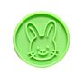 Cake Silicone Stamp Cookie Cutter Wooden Handle Silicone Christmas Biscuit Cookie Stamp