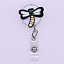 Cartoon Butterfly Insect Night Owl Holder Clips Badge Holder for Student Nurse/Worker Card Holder Reels Yougster Gift