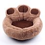 Cat Pad Washable Bear Paw Dog Pad Warm Fluffy Pet Bed