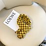 Checkerboard Children's Wool Scarf Knitted Korean Check Children Thick Warm Autumn and Women Baby Scarf Men Kids Scarf