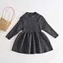 One Piece Sweater Dress Long Sleeve Spring Baby Girl Knitted Dress