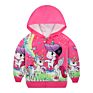 Children Jackets Girls Unicorn Hoodie Toddler for Baby Fleece Kids Fall Jackets