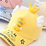 Children's Cartoons Hats Cute Crown Angel Wings Little Bear Caps for Boys Girls Letter Printing Kids Baseball Cap