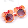 Children's Luxury Sunglasses Cute Cartoon Flip Style Mickey Minnie Uv Protection Glasses Children's Gift Sunglasses