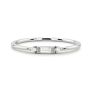Choose Your Color Baguette and round Stones Ring Bar Set Rings Jewelry Women Rings for Women