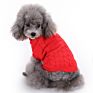 Classic Design Christmas Knitted 9 Colors Pet Accessories Clothes Solid Dog Sweater