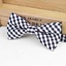 Classical Men's Bow Tie Plaid Striped Flexible Bowtie Smooth Necktie Soft Matte Butterfly Decorative Pattern Color Ties