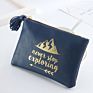 Coin Purse Bags Monogrammed Multi Color Printing Pu Leather Women Pouch Bag
