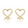 Color-Protected Copper Stud Earring Diy Jewelry Accessories Handmade Material Ring Square Curved Oval Large Geometry