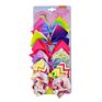 Colorful Cute Jojo Siwa Bows Alligator Clips for Girls Unicorn Grosgrain Ribbon Hair Barrettes Accessories Hair Bows Set