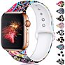 Colorful Rainbow Tye Die Apple Watch Band 44Mm 40Mm Strap for Iwatch Series 7 6 Se 5 4 3 2 1